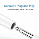 Adaptador USB-C a Aux 3.5 mm (audio y llamadas)