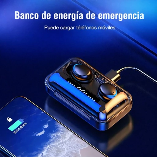 Auriculares Inalámbricos F9-5 con Powerbank (Bluetooth 5.1)
