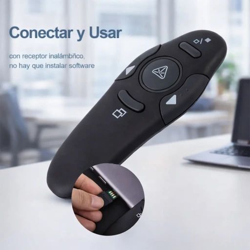 Apuntador laser inalámbrico 2.4 GHz USB