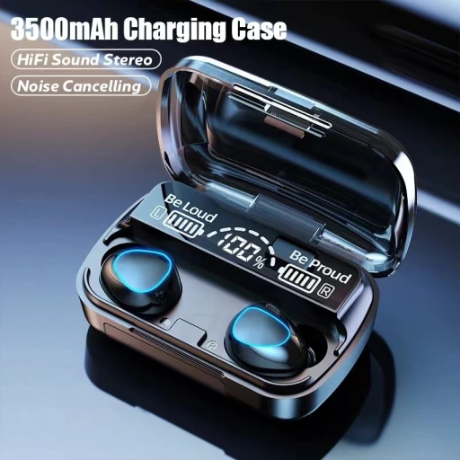 Auriculares Bluetooth M10 TWS con Pantalla LED y Estuche de Carga