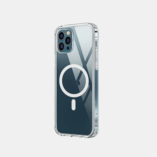 Cobertor de Silicona Transparente para iPhone Compatible con MagSafe