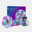 Tira LED RGBIC USB con Bluetooth y Control Remoto – 5 Metros / 10 Metros