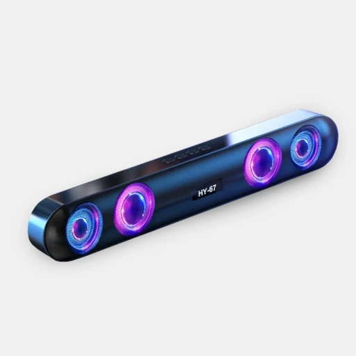 Barra de Sonido Bluetooth HY67 con Sonido Estéreo y Super Bass