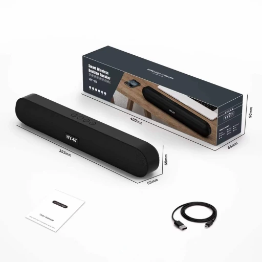 Barra de Sonido Bluetooth HY67 con Sonido Estéreo y Super Bass