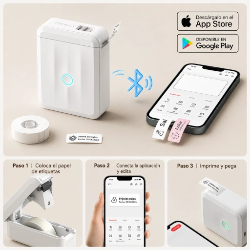 Impresora de Etiquetas NIIMBOT D110 Portátil Bluetooth