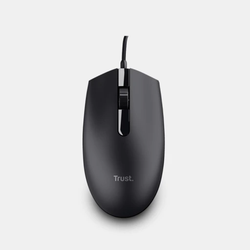 Mouse Trust Basi con Cable USB y Sensor Óptico de 1200 DPI